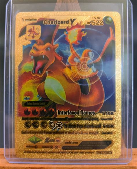 charizard v evolution gold card lv 92|charizard v gold evolution.